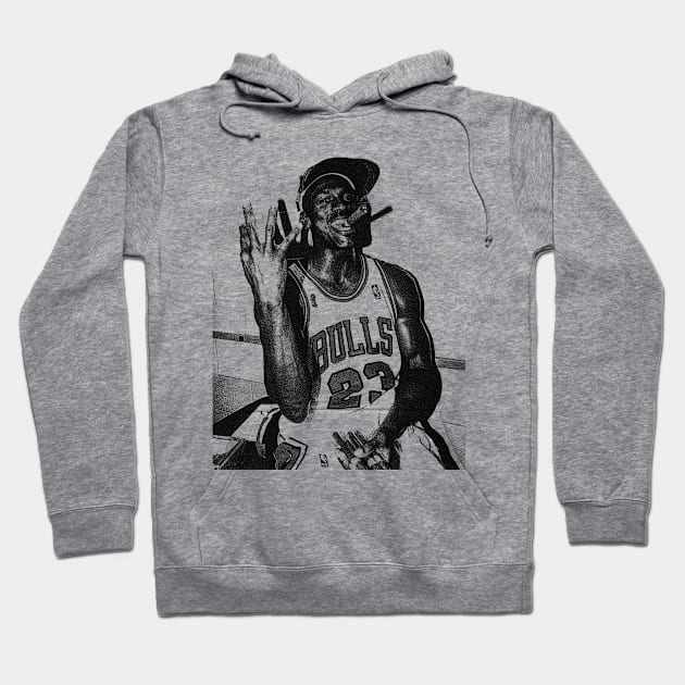 Michael Jordan drawing Hoodie by SYNDICATE WORLD